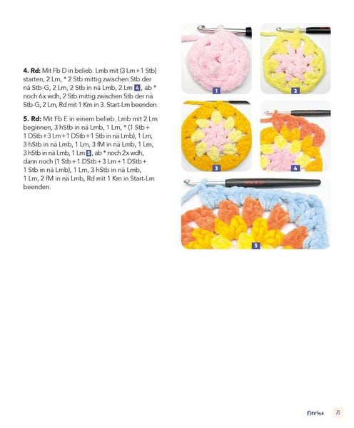 Produktbild: Granny Squares &ndash; soft und cosy h&auml;keln mit @elealindadesign