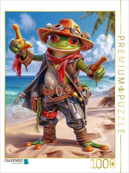 Produktbild: CALVENDO Puzzle Nicht schleimig. Nur stilvoll gl&auml;nzend | 1000 Teile Lege-Gr&ouml;&szlig;e 64x48cm Foto-Puzzle f&uuml;r gl&uuml;ckliche Stunden