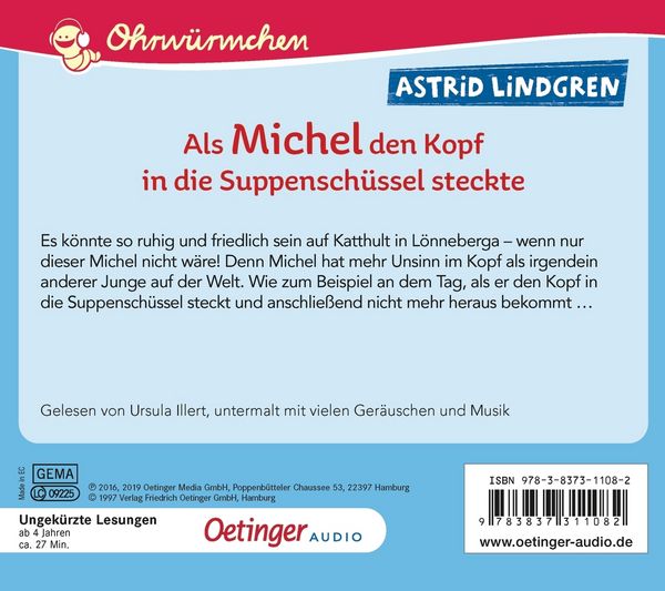 Produktbild: Als Michel den Kopf in die Suppensch&uuml;ssel steckte