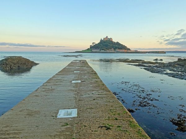 Produktbild: CALVENDO Puzzle St. Michael`s Mount bei Sonnenuntergang | 1000 Teile Lege-Gr&ouml;&szlig;e 64x48cm Foto-Puzzle f&uuml;r gl&uuml;ckliche Stunden