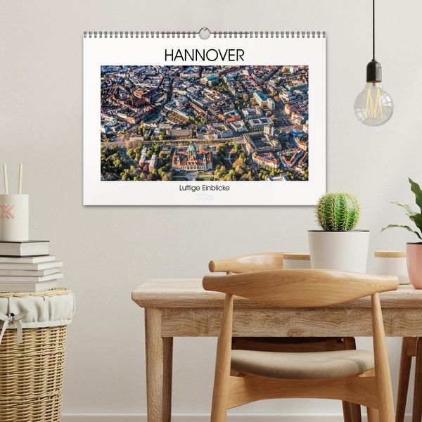 Produktbild: Hannover - Luftige Einblicke (Wandkalender 2026 DIN A3 quer), CALVENDO Monatskalender