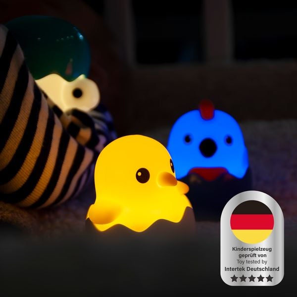 Produktbild: Eggys Mystery Lights Akku Nachtlicht Sammelbox mit praktischem Anh&auml;nger