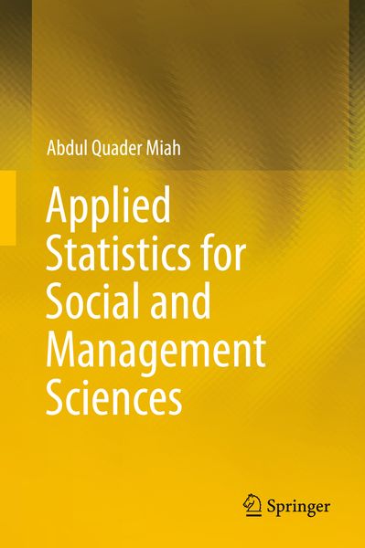 Produktbild: Applied Statistics for Social and Management Sciences