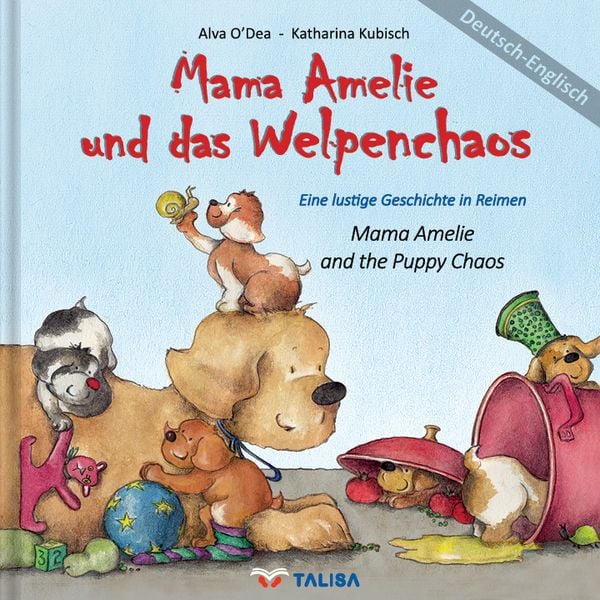 Produktbild: Mama Amelie und das Welpenchaos/Deutsch-Englisch