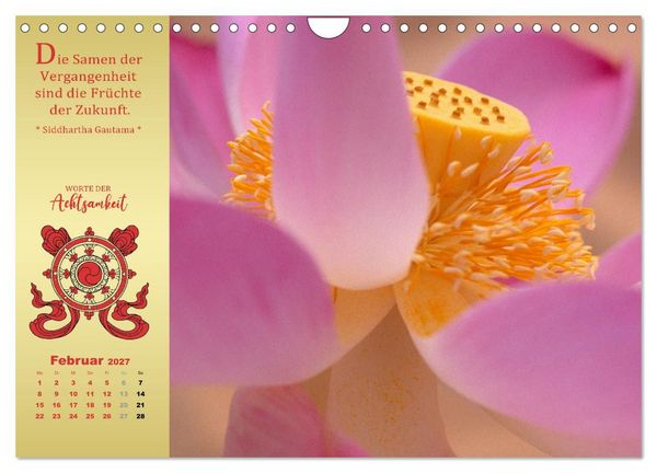 Produktbild: Wege der Achtsamkeit - In der Ruhe liegt die Kraft (Wandkalender 2027 DIN A4 quer), CALVENDO Monatskalender