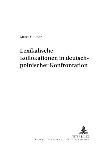 Produktbild: Lexikalische Kollokationen in deutsch-polnischer Konfrontation