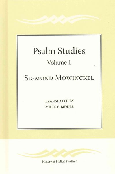 Produktbild: Psalm Studies, Volume 1