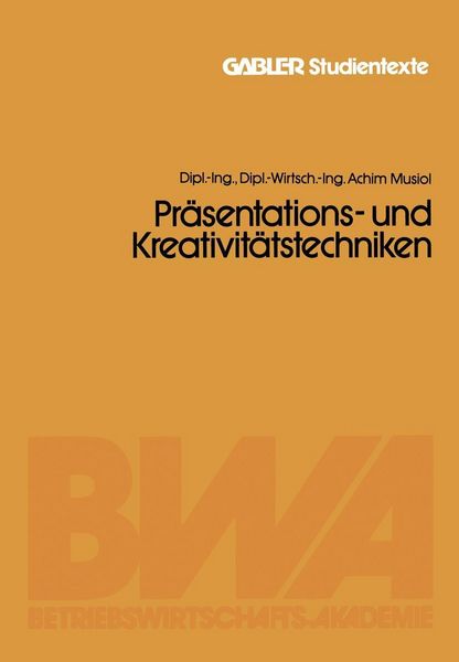 Produktbild: Pr&auml;sentations- und Kreativit&auml;tstechniken