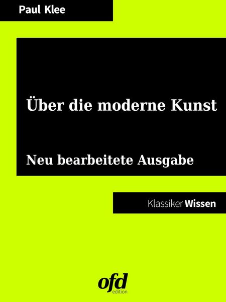 Produktbild: &Uuml;ber die moderne Kunst