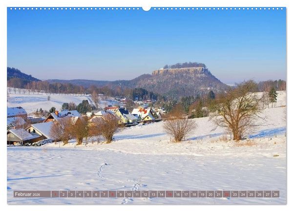 Produktbild: Die Sch&ouml;nheit der S&auml;chsischen Schweiz (Wandkalender 2026 DIN A2 quer), CALVENDO Monatskalender
