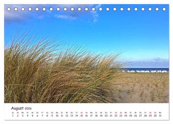 Produktbild: Natur und Landschaft Mecklenburg - Vorpommern 2026 (Tischkalender 2026 DIN A5 quer), CALVENDO Monatskalender