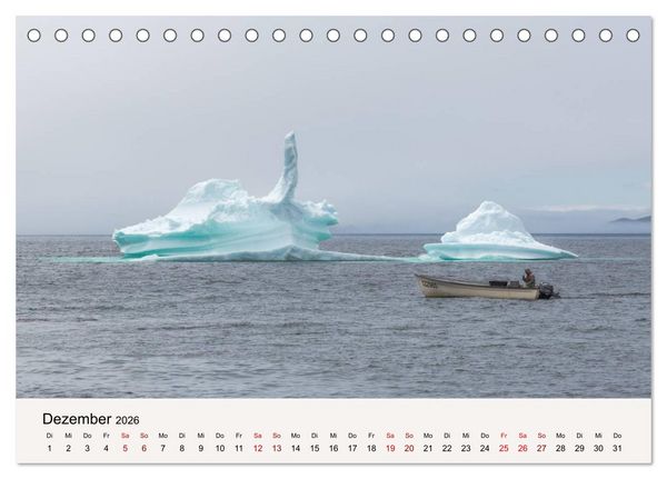 Produktbild: Neufundland Impressionen 2026 (Tischkalender 2026 DIN A5 quer), CALVENDO Monatskalender