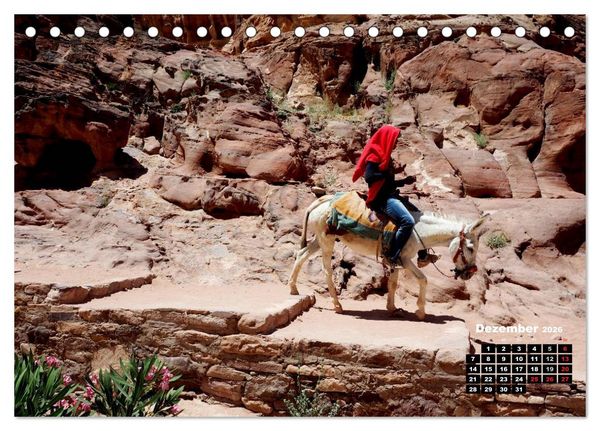 Produktbild: Petra - Felsenstadt in der W&uuml;ste (Tischkalender 2026 DIN A5 quer), CALVENDO Monatskalender
