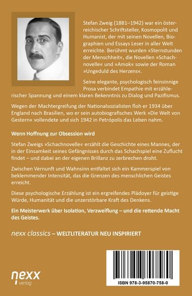Produktbild: Schachnovelle
