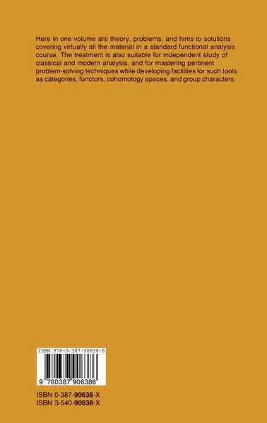 Produktbild: Theorems and Problems in Functional Analysis