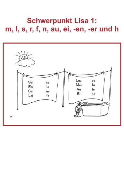 Produktbild: Lesen mit Lisa - Heft 1