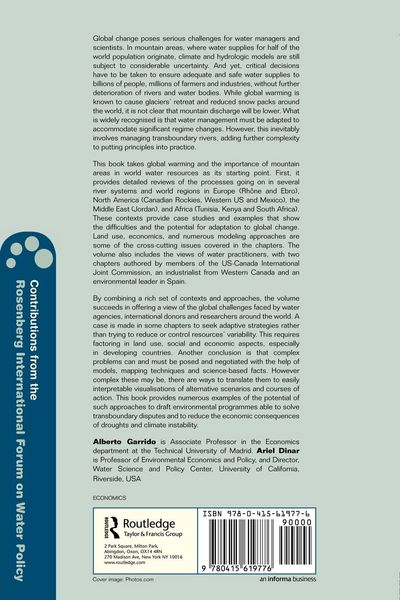 Produktbild: Managing Water Resources in a Time of Global Change