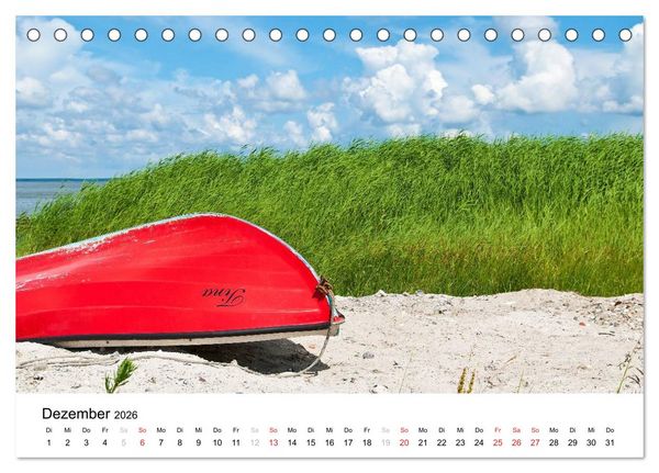 Produktbild: R&uuml;gen und Hiddensee (Tischkalender 2026 DIN A5 quer), CALVENDO Monatskalender