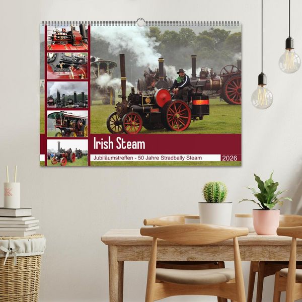 Produktbild: Irish Steam - 50. Dampftreffen in Stradbally (Wandkalender 2026 DIN A2 quer), CALVENDO Monatskalender