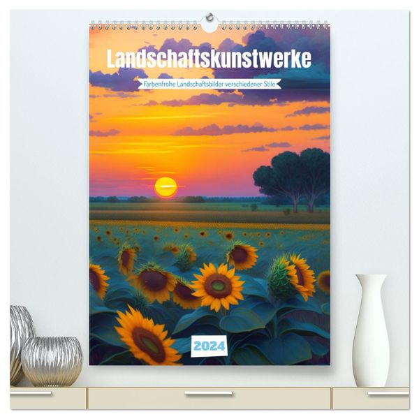 Schöne Landschaften (hochwertiger Premium Wandkalender 2024 DIN A2 hoch), Kunstdruck in Hochglanz