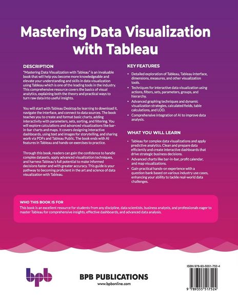 Produktbild: Mastering Data Visualization with Tableau