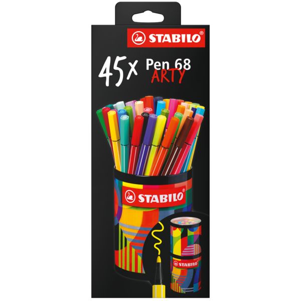 Produktbild: STABILO Pen 68 45er ARTY Met.Dose rund