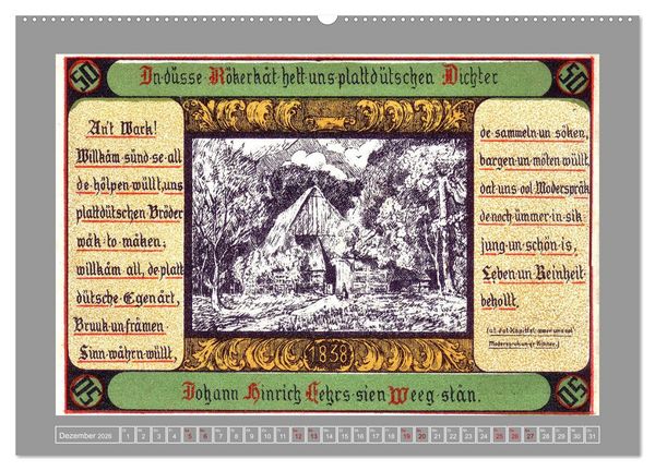 Produktbild: Gru&szlig; aus Itzehoe (hochwertiger Premium Wandkalender 2026 DIN A2 quer), Kunstdruck in Hochglanz