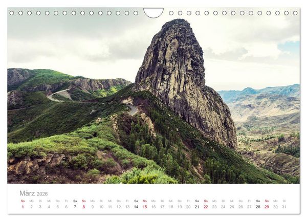 Produktbild: La Gomera &ndash; Die gr&uuml;ne Perle der Kanaren. (Wandkalender 2026 DIN A4 quer), CALVENDO Monatskalender