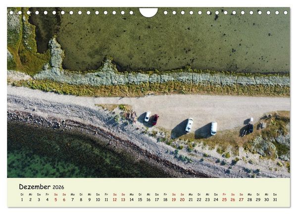 Produktbild: Unterwegs in D&auml;nemark von der Nordsee bis zur Ostsee (Wandkalender 2026 DIN A4 quer), CALVENDO Monatskalender