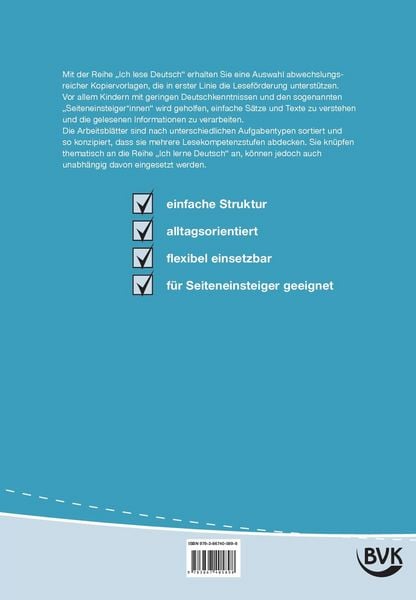 Produktbild: Ich lese Deutsch Band 1