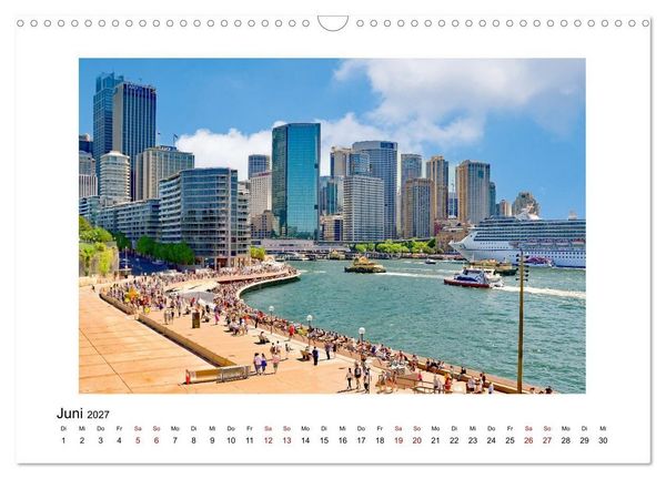Produktbild: Sydney - beeindruckende Metropole (Wandkalender 2027 DIN A3 quer), CALVENDO Monatskalender
