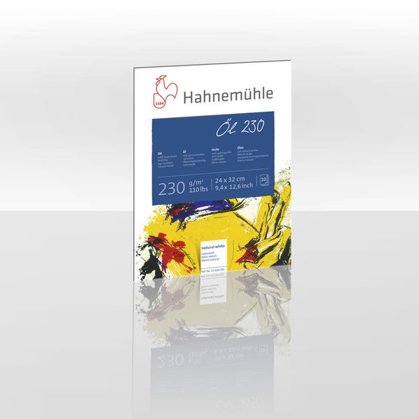 Produktbild: Hahnem&uuml;hle Papier &Ouml;l 230, 24 x 32 cm, 230 g/m&sup2;