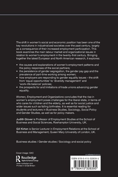 Produktbild: Women, Employment and Organizations