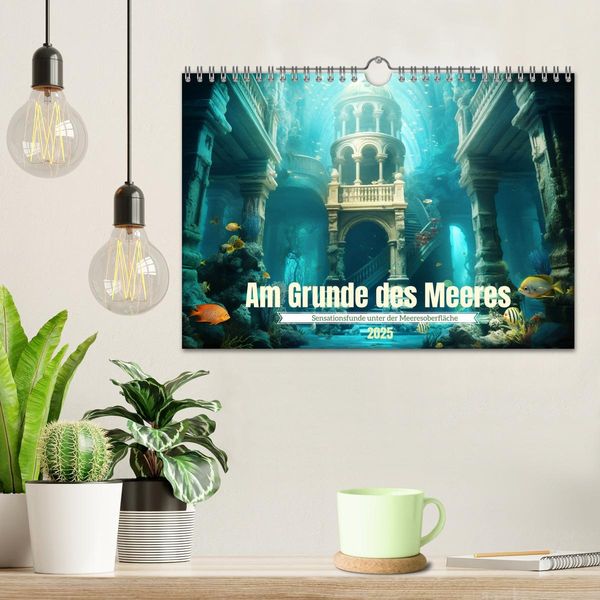 'Am Grunde des Meeres (Wandkalender 2025 DIN A4 quer), CALVENDO