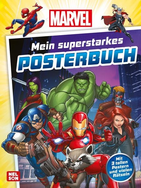 Marvel: Mein superstarkes Posterbuch, Taschenbuch von , Nelson, 9783845126807