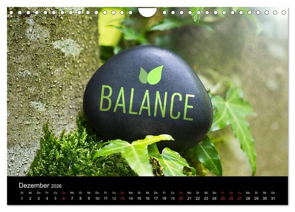 Produktbild: SPIRIT OF ZEN Meditation (Wandkalender 2026 DIN A4 quer), CALVENDO Monatskalender