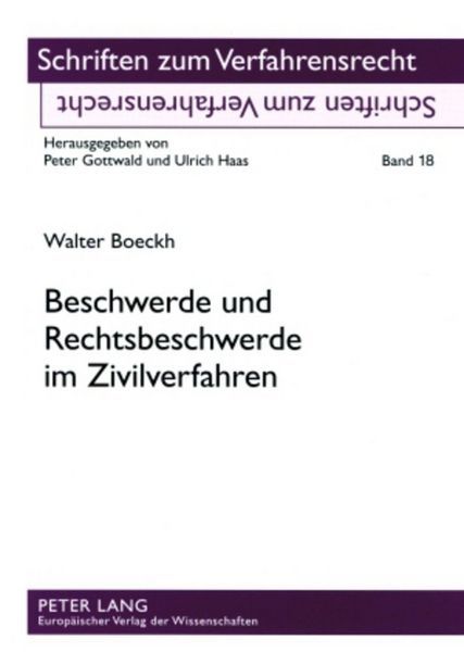 Produktbild: Beschwerde und Rechtsbeschwerde im Zivilverfahren