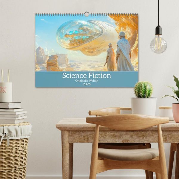Produktbild: Science Fiction - Originelle Welten (Wandkalender 2026 DIN A3 quer), CALVENDO Monatskalender