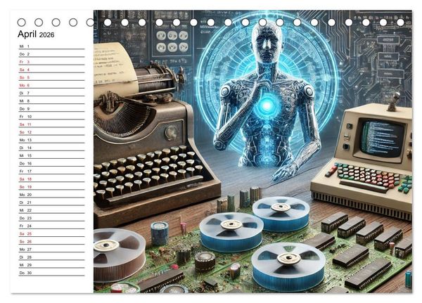 Produktbild: Fortschritt im Fokus - Wandel der Zeit (Tischkalender 2026 DIN A5 quer), CALVENDO Monatskalender