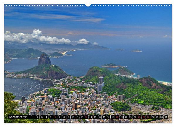 Produktbild: Brasilien - das gr&ouml;&szlig;te Land S&uuml;damerikas (hochwertiger Premium Wandkalender 2026 DIN A2 quer), Kunstdruck in Hochglanz