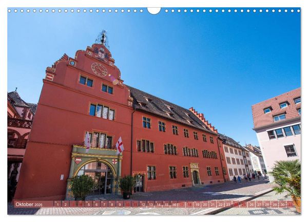 Produktbild: Freiburg im Breisgau - Die Schwarzwaldmetropole (Wandkalender 2026 DIN A3 quer), CALVENDO Monatskalender