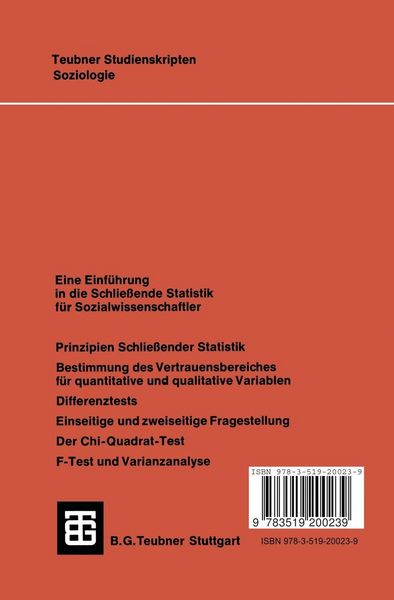 Produktbild: Statistik f&uuml;r Soziologen 2