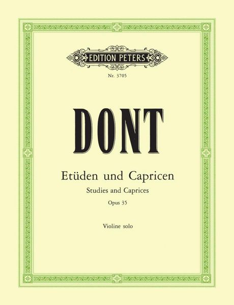 Produktbild: 24 Etudes and Caprices Op. 35 for Violin