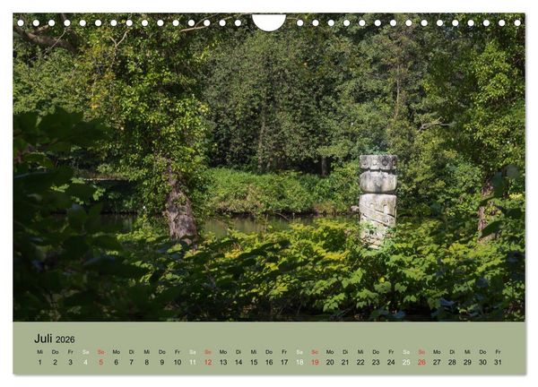 Produktbild: Gro&szlig;er Tiergarten Berlin - Von Dichtern und Komponisten (Wandkalender 2026 DIN A4 quer), CALVENDO Monatskalender