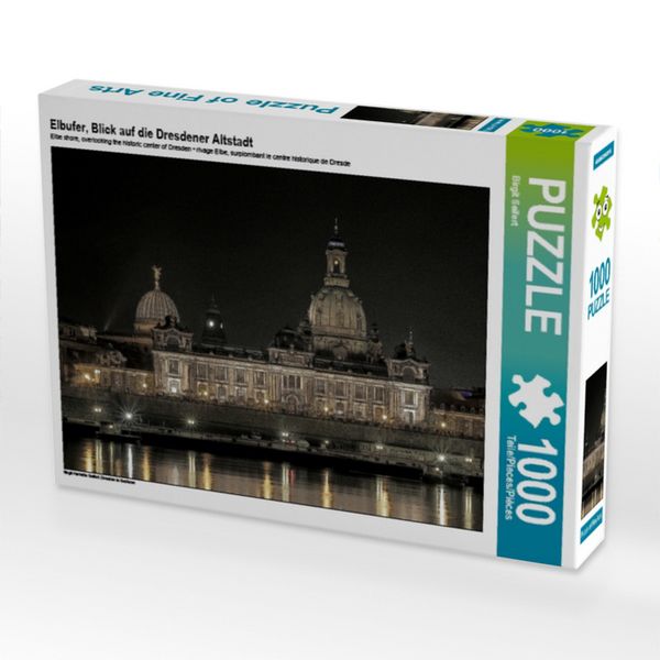 Produktbild: Elbufer, Blick auf die Dresdener Altstadt (Puzzle)