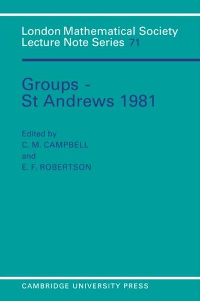 Produktbild: Groups - St Andrews 1981