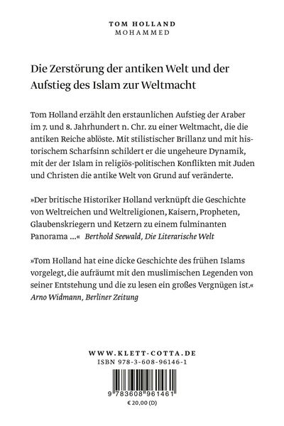 Produktbild: Mohammed, der Koran und die Entstehung des arabischen Weltreichs