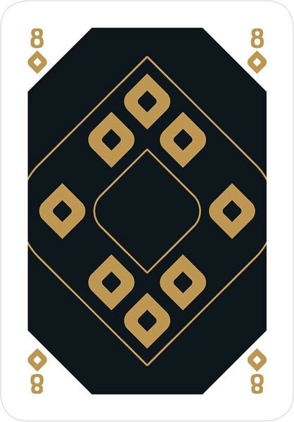 Produktbild: Spielkarten metallic
