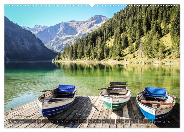 Produktbild: Naturparadies Allg&auml;u - Von Oberstdorf bis F&uuml;ssen (Wandkalender 2026 DIN A2 quer), CALVENDO Monatskalender