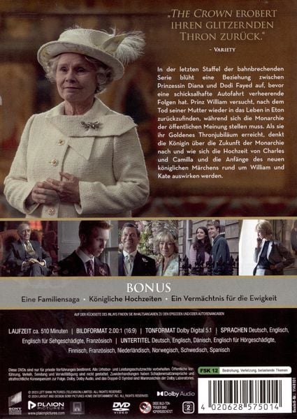 The Crown - Season 6 [4 DVDs]